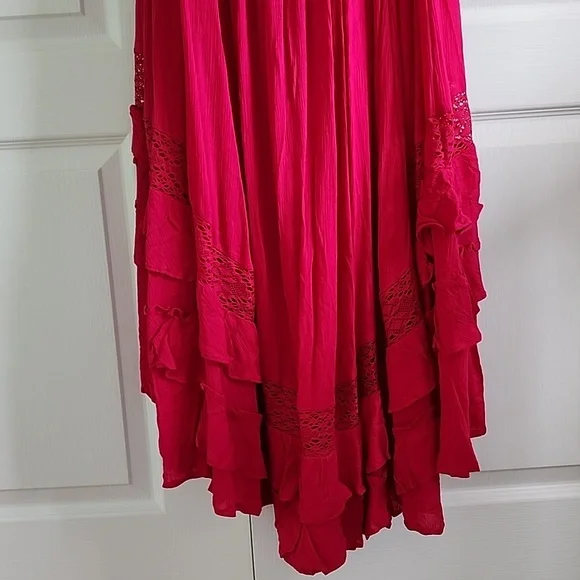 π FREE PEOPLE Santa Maria Maxi XL Love Potion bright pink - Picture 11 of 16